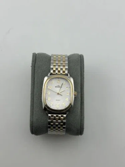 Pre-owned Shinola 20250993-sdt-012260087 The Bixby 29x34mm In Box