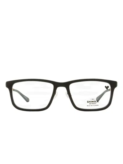 Shinola 37000 Rectangle-frame Glasses In Black
