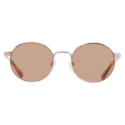 Shinola Amber Round Unisex Sunglasses Sh2301s 717 51 In Brown