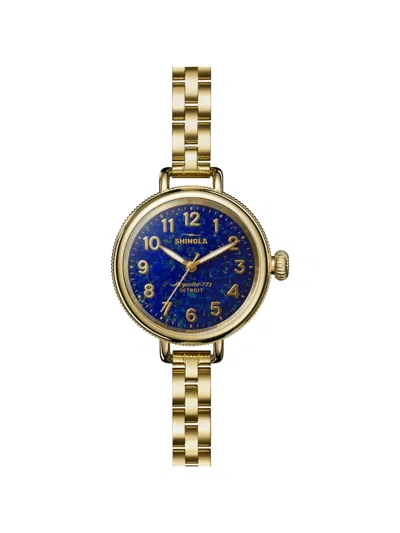 Shinola Birdy 34mm Watch In Gold