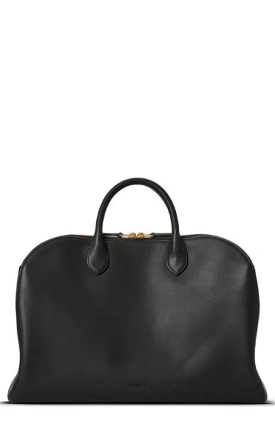 Shinola Bixby Leather Work Laptop Satchel In Black