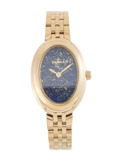 Pre-owned Shinola Book Watch, 25mm In Multi