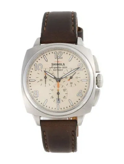 Pre-owned Shinola Brakeman Watch In Multi