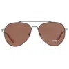 Shinola Brown Pilot Unisex Sunglasses Sh2101s 071 60 In Brown