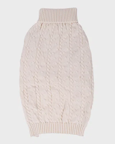Shinola Cable-knit Pet Sweater In Pink
