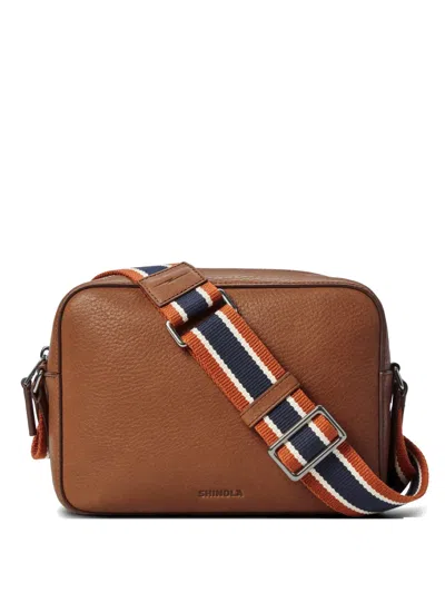 Shinola Camera Cross Body Bag In Brown
