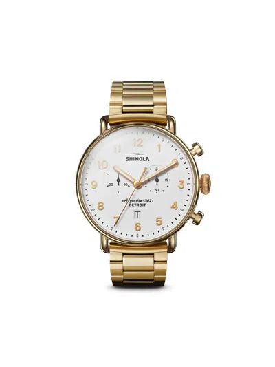 Shinola Unworn Argonite 5021 In Gold