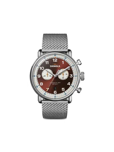 Shinola Canfield 43mm In Metallic