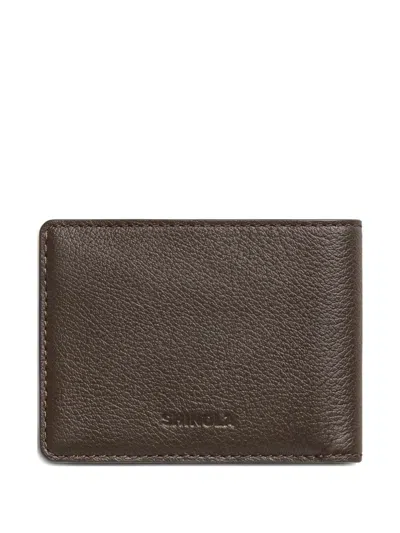 Shinola Canfield Id Bifold Wallet In Brown