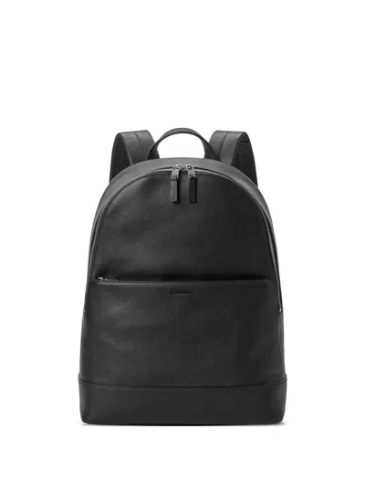 Shinola Canfield Leather Backpack In Black