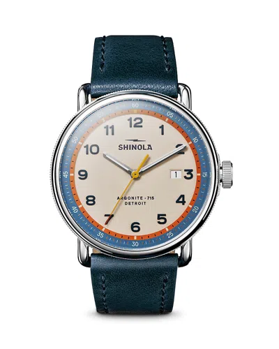 Shinola Canfield Model C56 Watch, 43mm In Green