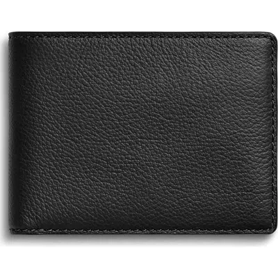 Shinola Canfield Pebble Leather Bifold Wallet In White