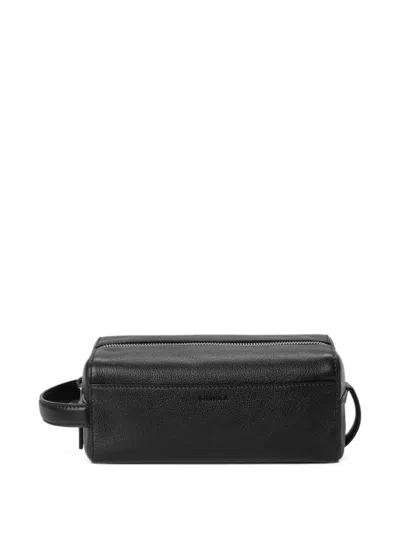 Shinola Canfield Pebbled Leather Pouch In Black