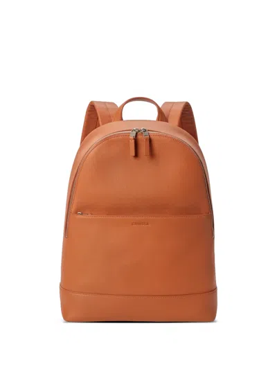 Shinola Canfield Zipped Backpack In Brown