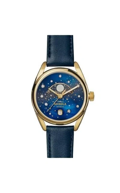 Pre-owned Shinola Celestial Derby 38mm Watch S0120291089
