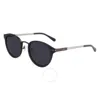 Shinola Dark Grey Oval Unisex Sunglasses Sh3700s 012 50