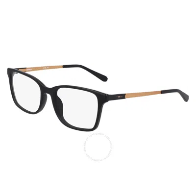Shinola Demo Square Unisex Eyeglasses Sh37003 001 53 In Black