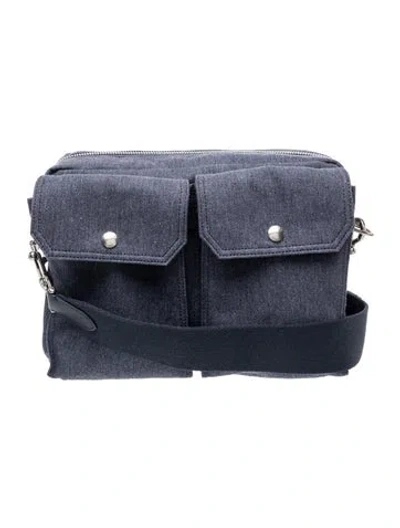 Pre-owned Shinola Denim Belt Bag In Blue