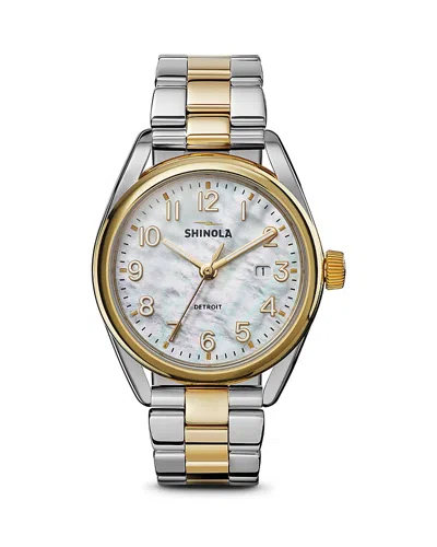 Shinola Derby 3hd Watch, 38mm In Gold