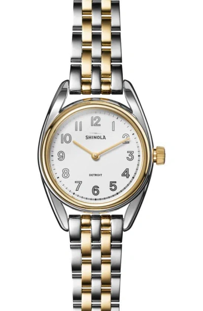 Shinola Derby Bracelet Watch, 30.5mm In Lghtsilver