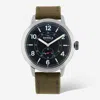Shinola Detroit Men's The Traveler S0120247330 Black Dial Watch In Black