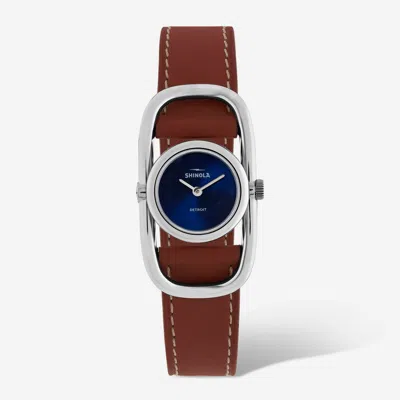 Shinola Detroit Women's The Bike Lock S0120242280 Blue Dial Watch In Multi
