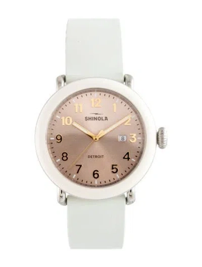 Pre-owned Shinola Detrola Watch In Multicolor