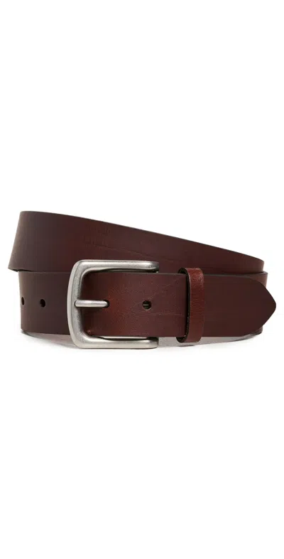 Shinola Essential Leather Belt Darkbrown