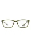 Shinola Flexon Rectangular-frame Glasses In Green