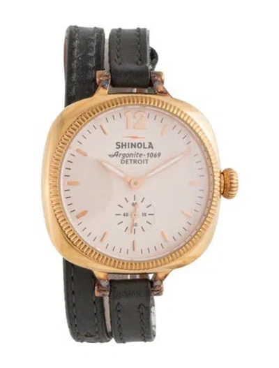 Pre-owned Shinola Gomelsky Watch In Multicolor