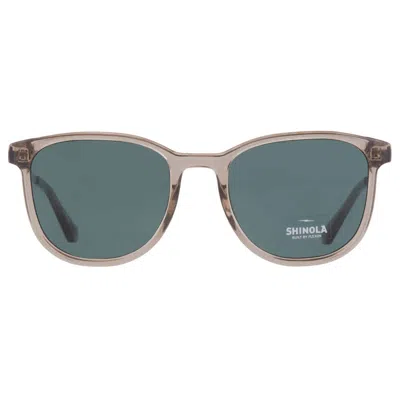 Shinola Green Square Unisex Sunglasses Sh3701s 278 52 In Gray