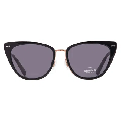 Shinola Grey Cat Eye Ladies Sunglasses Sh2700s 001 55 In Red