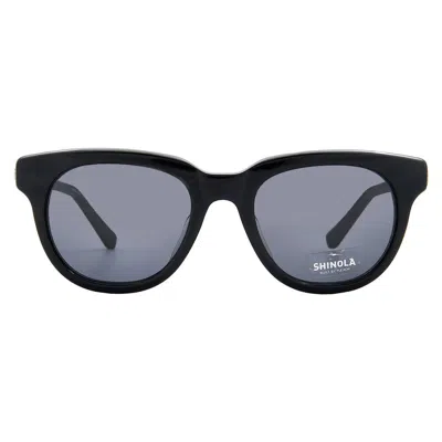 Shinola Grey Oval Unisex Sunglasses Sh1501s 001 51 In Black