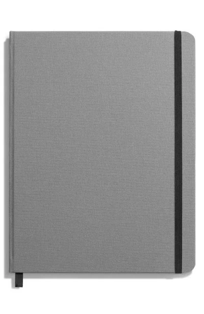 Shinola Large Hardcover Plain Journal In Gray