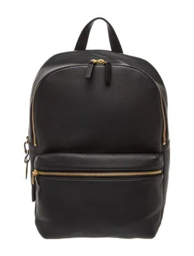 Pre-owned Shinola Leather Backpack In Black