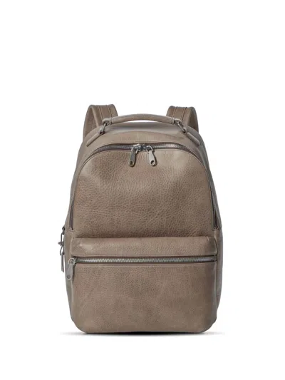 Shinola Leather Backpack In Brown