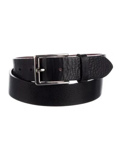 Pre-owned Shinola Leather Belt In Black