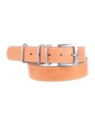 Pre-owned Shinola Leather Belt In Brown