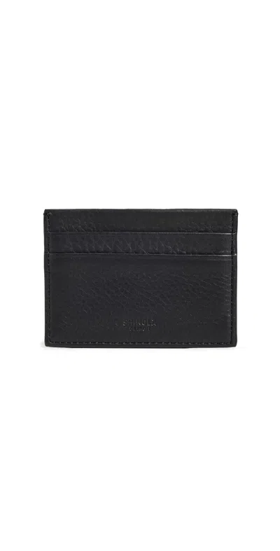 Shinola Leather Card Case Black
