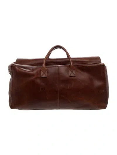 Pre-owned Shinola Leather Carry On In Brown