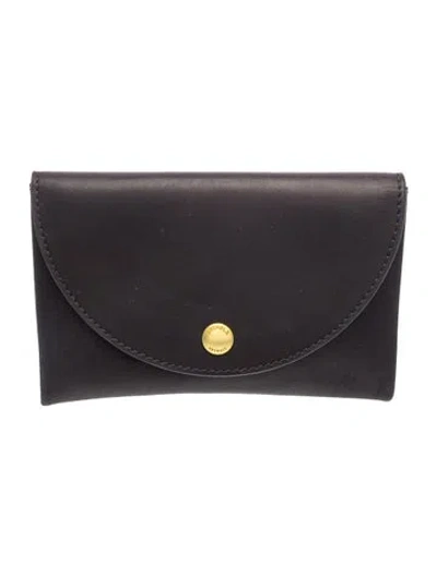 Pre-owned Shinola Leather Clutch In Black
