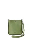 Shinola Leather Cross Body Bag In Green