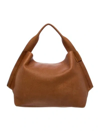 Pre-owned Shinola Leather Hobo In Brown