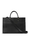 Shinola Leather Laptop Bag In Black