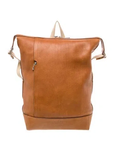 Pre-owned Shinola Leather Luggage In Brown