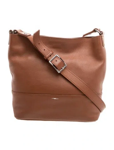 Pre-owned Shinola Leather Messenger Bag In Brown