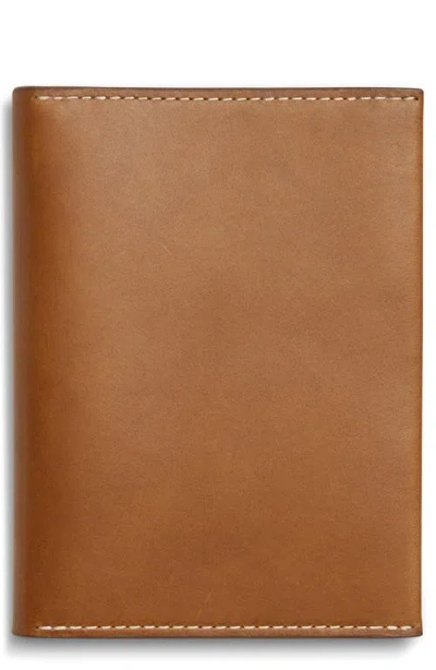 Shinola Leather Passport Holder In Brown
