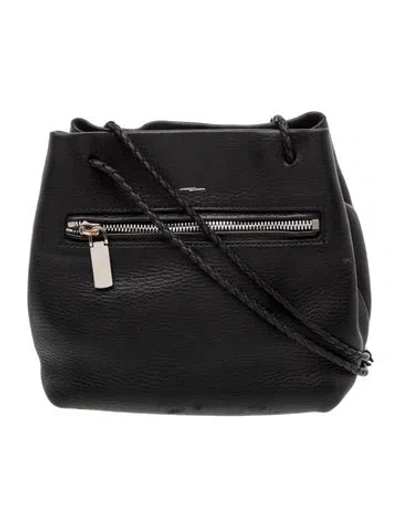 Pre-owned Shinola Leather Shoulder Bag In Black