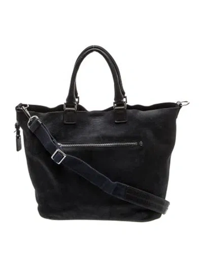 Pre-owned Shinola Leather Top Handle Bag In Black
