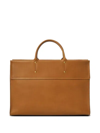 Shinola Handtasche Aus Leder In Brown